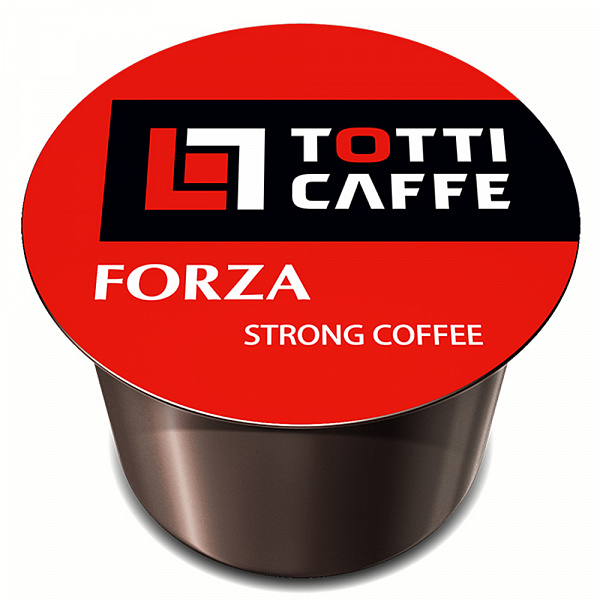 Totti Caffe Forza упаковка 100 капсул по 8 г фото в онлайн-магазине Kofe-Da.ru
